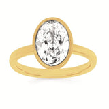 Diamond Engagement Rings Complete with Lab Grown Center Diamond