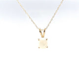 Gold Colored Stone Necklace