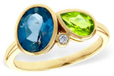 Gold Colored Stone Ring