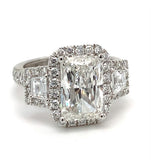 Diamond Engagement Rings Complete with Lab Grown Center Diamond