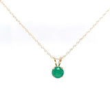 Gold Colored Stone Necklace