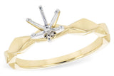 Gold Engagement Ring Mounting