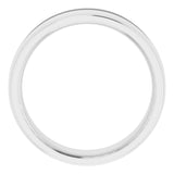 14K White 3/8 CTW Natural Diamond Band