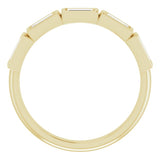 14K Yellow 1/2 CTW Natural Diamond Anniversary Band