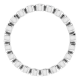 Platinum 1/3 CTW Natural Diamond Eternity Band Size 7