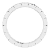 Platinum 5/8 CTW Natural Diamond Eternity Band Size 7