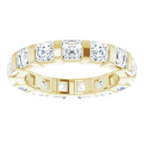 14K Yellow 2 1/2 CTW Natural Diamond Eternity Band Size 7