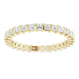 14K Yellow 3/4 CTW Natural Diamond Eternity Band Size 7