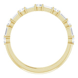 14K Yellow 1/2 CTW Natural Diamond Anniversary Band