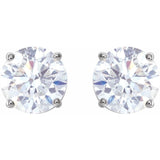 14K White 2 CTW Natural Diamond Stud Earrings