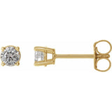 14K Yellow Gold 1/3 CTW Natural Diamond Earrings