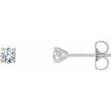 14K White Gold 1/5 CTW Natural Diamond Cocktail-Style Earrings