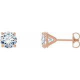 14K Rose Gold 1/2 CTW Natural Diamond Cocktail-Style Earrings