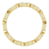 14K Yellow 3/4 CTW Natural Diamond Eternity Band Size 6