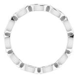 Platinum 3/4 CTW Natural Diamond Eternity Band Size 6