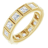 14K Yellow 2 CTW Natural Diamond Eternity Band Size 6