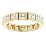 14K Yellow 1 1/8 CTW Natural Diamond Eternity Band Size 6
