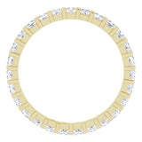 14K Yellow 7/8 CTW Natural Diamond Eternity Band Size 6