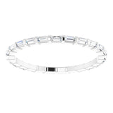 Platinum 1/3 CTW Natural Diamond Eternity Band Size 6