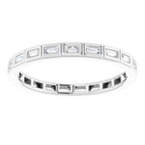 14K White 1/3 CTW Diamond Eternity Band