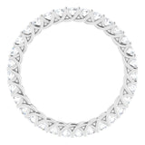 Platinum 9/10 CTW Natural Diamond Eternity Band