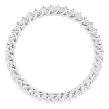 Platinum 7/8 CTW Natural Diamond Eternity Band