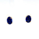 Gold Colored Stone Earring