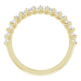 14K Yellow 3/4 CTW Natural Diamond Anniversary Band