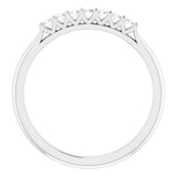 14K White 1/6 CTW Natural Diamond Anniversary Band