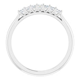 Platinum 1/4 CTW Natural Diamond Anniversary Band