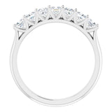 Platinum 9/10 CTW Natural Diamond Anniversary Band