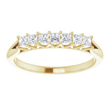 14K Yellow 1/3 CTW Natural Diamond Anniversary Band