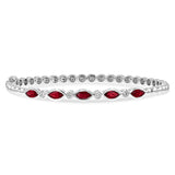 14KT Gold Ruby Bracelet