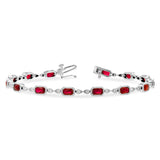 14KT Gold Ruby Bracelet