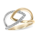 14KT Gold Ladies Diamond Fashion Ring