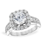 14KT Gold Diamond Semi-Mount Engagement Ring