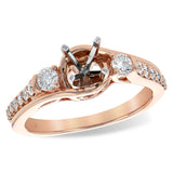 14KT Gold Semi-Mount Engagement Ring