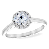 14KT Gold Diamond Semi-Mount Engagement Ring