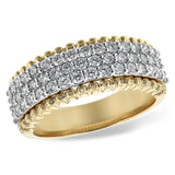 14KT Gold Ladies Diamond Wedding Ring