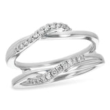 14KT Gold Ladies Diamond Wrap/Guard
