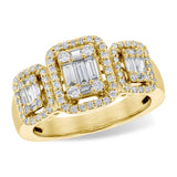 14KT Gold Ladies Diamond Fashion Ring