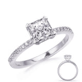 White Gold Engagement Ring