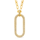 Yellow Gold Diamond Necklace