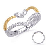 White & Yellow Gold Diamond Ring