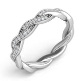 White Gold Matching Band