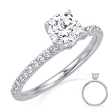 White Gold Engagement Ring