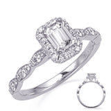 White Gold Engagement Ring