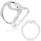White Gold Diamond Fashion Ring