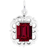 14 KT Birthstone Charm - Jan CHARM