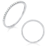 White Gold Wedding Band